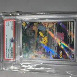 2023 POKEMON MEW EN-151 ILLUSTRATION RARE #173 PIKACHU PSA 9 - Image 1