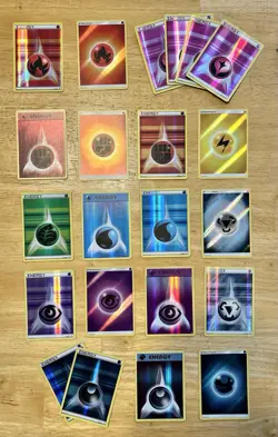 ALL HOLO Pokemon Energy Card Lot - 22 Cards in Excellent Condition - Image 1