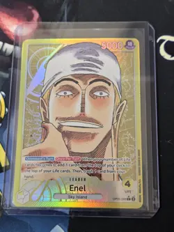 Enel OP05-098 Alt Art Leader One Piece Card Game English NM Parallel - Image 1