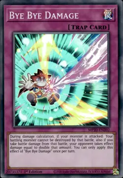 Bye Bye Damage - Super Rare 1st Edition MP20-EN202 - LP - YuGiOh - Image 1
