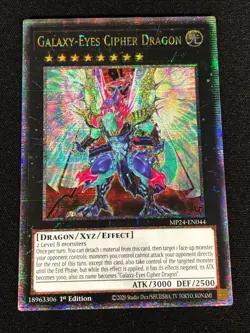 Yugioh Galaxy Eyes Cipher Dragon MP24-EN044 1st Quarter (NM) - Image 1