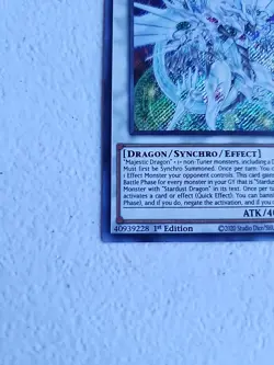 Yugioh Shooting Majestic Star Dragon DAMA-EN039 (Secret Rare) 1st Edition #Y133 - Image 2