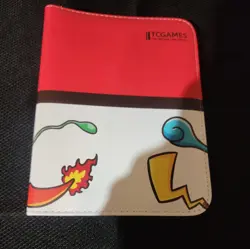 POKEMON TCGAMES beginner-size 3 ring Binder 440 Pocket Top Loader Card NWT #002 - Image 1