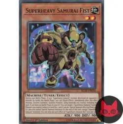 Yugioh Superheavy Samurai Fist BLLR-EN010 Ultra Rare 1st Edition NM - Image 1