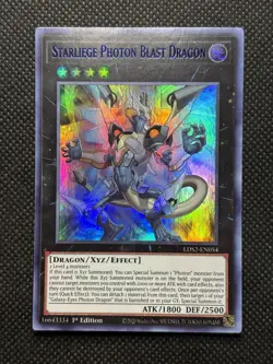 YuGiOh! - Starliege Photon Blast Dragon LDS2-EN054 Ultra Rare (Blue) 1st Ed NM - Image 1