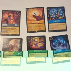 Disney Lorcana Bulk 300 Cards + 20 Cold Foils Sets 1-9 TFC Fabled Rare. Read DES - Image 3