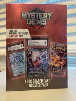 Pokemon Mystery Gems 1 CGC Graded Card & 1 Booster Pack 2025! New Sealed Box🔥 - Image 1