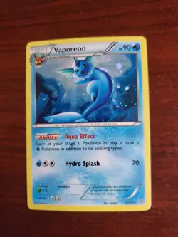 Pokemon TCG Ancient Origins Promos "Vaporeon" 22/98 Cosmos HOLO RARE Card - Image 1