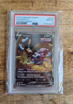Hoopa V PSA 10 - Pokemon Full Art Holo Card - Crown Zenith - Image 1