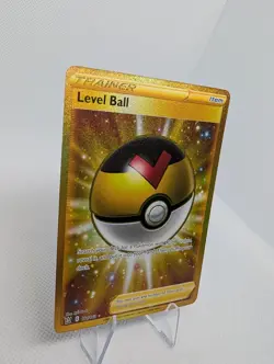 Level Ball Secret GOLD 181/163 Swsh05: Battle Styles Pokemon TCG Holo Card - NM - Image 2