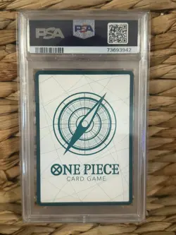 2022 One Piece Card Game Romance Dawn English Alternate Art Luffy Don!! PSA 10 - Image 2