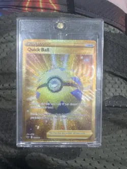 Quick Ball 216/202 Secret Rare Gold - Sword & Shield Pokemon Card Near Mint - Image 5