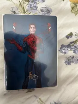 Secret Identity Art Card (Gold-Stamped Signature) Art Series: Spider-Man - Image 1