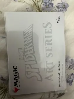 Secret Identity Art Card (Gold-Stamped Signature) Art Series: Spider-Man - Image 2
