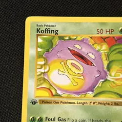 Koffing 51/102 Base Set (Shadowless) 1st Edition Never Played Very Nice Card - Image 3