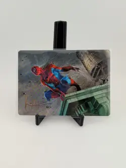 Spiders-Man, Heroic Horde Art Card (Gold-Stamped Signature) Art Series: Marvel's - Image 1