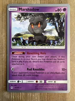 Marshadow Rare World Championship Card 81/214 Unbroken Bonds - Pokemon Card - NM - Image 1