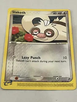 Pokemon Card Slakoth Vintage EX Sandstorm 80/100 Non-Holo LP/NM ⭐99p Start⭐ - Image 1