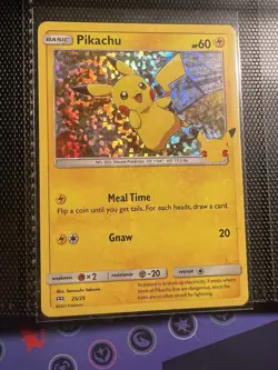 Pokemon Promo RARE Pikachu 25/25 HOLO 25th Anniversary McDonalds Card HOLO SSP - Image 1
