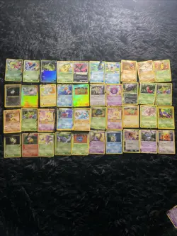 Meganium Unseen Forces Stamped Pokemon Card Mixed Lot 40 Cards Dratini Frontiers - Image 1