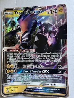 (6) Pokemon Oversized/Jumbo Card Lot, EX, GX, Mega EX Played - Image 4
