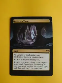 Cavern of Souls. Avacyn Restored land MTG Card. Altered Art. Exact as pictured. - Image 1