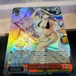 DIY Weiss Schwarz Aquila Azur Lane AZL/S102-085SP SP Signed NM Card TCG japan - Image 3