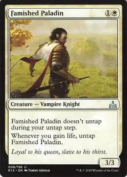 Famished Paladin Rivals of Ixalan Regular - Image 1
