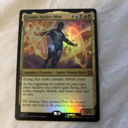 MTG Cosmic Spider-Man Marvel's Spider-Man Regular 127 Foil - Image 1
