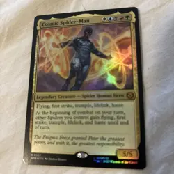 MTG Cosmic Spider-Man Marvel's Spider-Man Regular 127 Foil - Image 2