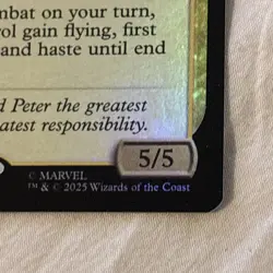 MTG Cosmic Spider-Man Marvel's Spider-Man Regular 127 Foil - Image 3