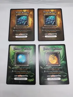 Lot Of (4) Wow TCG Crafting Material Cards *Expired Codes* - Image 1