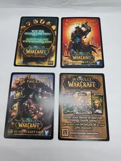 Lot Of (4) Wow TCG Crafting Material Cards *Expired Codes* - Image 2