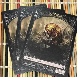 Germ Token X3 0/0 (Mirrodin Besieged) MTG Free Shipping - Image 1