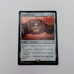 Pip-Boy 3000 MTG Rare Magic: The Gathering Fallout Commander - Image 1