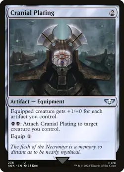 Cranial Plating [Universes Beyond: Warhammer 40K] MTG - Image 1