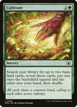 1x Cultivate NM Eng MTG - March of the Machine Commander - Image 1