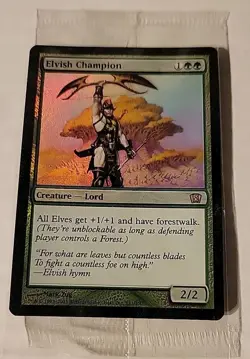 Elvish Champion Foil Magic The Gathering 8th Edition Still Sealed - Image 1