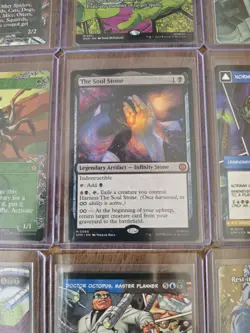 Magic the Gathering Spider-Man Lot Soul Stone Gwen Stacy Borderless Foil HEAT + - Image 2