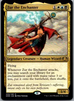 #206 Zur the Enchanter Dominaria Remastered Rare - Image 1