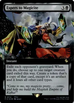 MTG Espers to Magicite (Extended Art) Foil NM Commander: FINAL FANTASY Magic 114 - Image 1