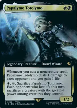 MTG Papalymo Totolymo (Extended Art) Foil NM Commander: FINAL FANTASY Magic 180 - Image 1