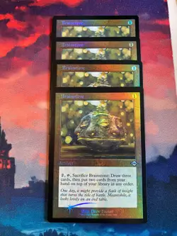 MTG Modern Horizons 2 Brainstone Retro Frame Foil x 4 - Image 1