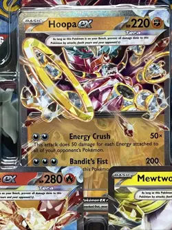 Pokemon TCG Tera Team Premium Collection Ex 9 Card Packs Double Rare Foils - Image 4