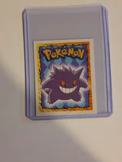 1999 Merlin Pokemon Gengar Sticker #94 Topps - Image 1