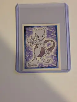 POKEMON SERIES 1, MERLIN TOPPS STICKER # 150, MEWTWO, YEAR 1999 - Image 1