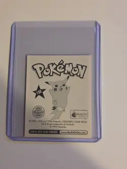 POKEMON SERIES 1, MERLIN TOPPS STICKER # 150, MEWTWO, YEAR 1999 - Image 2