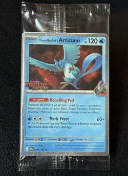 Team Rocket's Articuno 051/182 Best Buy Promo - Pokemon TCG: Destined Rivals NM - Image 1