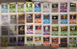 Pokemon Near Complete Base Set Jungle Fossil Rocket Both Gym All 4 Neo READ PSA - Image 4
