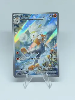 2024 Pokemon SV Stellar Crown SCR EN Raboot IR 147/142 - Image 1